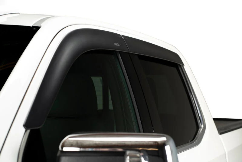 Husky Liners 07-13 Chevrolet Silverado 1500/2500/3500HD CC Ventvisor Low Profile 4pc - Matte Black - Main Product View