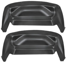 Load image into Gallery viewer, Husky Liners 07-13 Chevy/GMC Silverado/Sierra Black Rear Wheel Well Guards - Main Product View