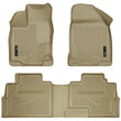 Load image into Gallery viewer, Husky Liners 07-13 Ford Edge / 07-13 Lincoln MKX Weatherbeater Tan Front &amp; 2nd Seat Floor Liners - Main Product View