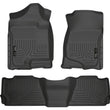 Load image into Gallery viewer, Husky Liners 07-13 GM Escalade/Suburban/Yukon WeatherBeater Black Front &amp; 2nd Seat Floor Liners - Main Product View