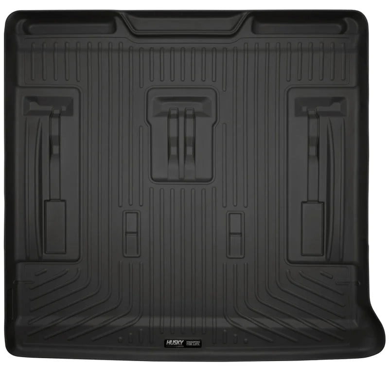 Husky Liners 07-13 GM Escalade/Suburban/Yukon WeatherBeater Black Rear Cargo Liners - Main Product View