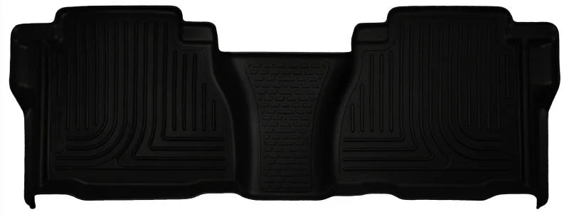 Husky Liners 07-13 Toyota Tundra Crew Cab / Ext Cab WeatherBeater Black 2nd Seat Floor Liners - Main Product View