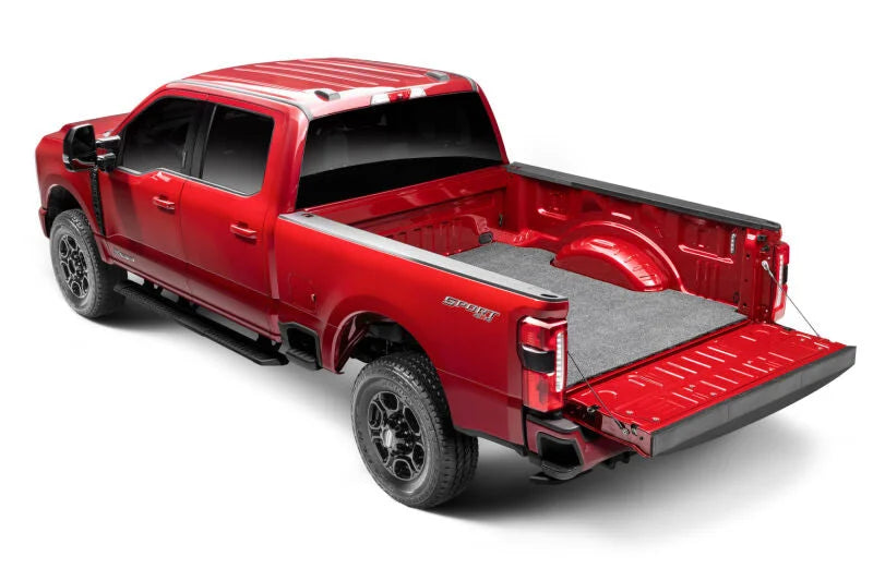 Husky Liners 07-19 Chevrolet Silverado 1500 & GMC Sierra 1500 CC Guardian Comfort Bed Mat - Grey - Back View