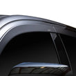 Load image into Gallery viewer, Husky Liners 07-21 Toyota Tundra DC Ventvisor Low Profile 4pc - Matte Black - Back View