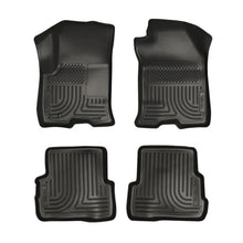 Load image into Gallery viewer, Husky Liners 08-11 Ford Focus WeatherBeater Combo Black Floor Liners - Main Product View