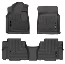 Load image into Gallery viewer, Husky Liners 08-11 Toyota Sequoia WeatherBeater Front &amp; 2nd Seat Floor Liners (Black) - Main Product View