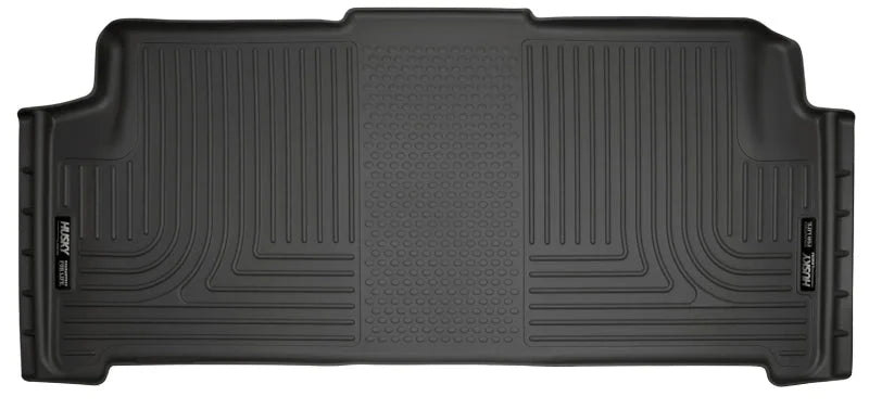 Husky Liners 08-12 Chrysler Town Country/Dodge Grand Caravan WeatherBeater 2nd Row Black Floor Liner - Main Product View