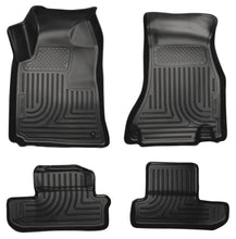 Load image into Gallery viewer, Husky Liners 08-12 Dodge Challenger WeatherBeater Combo Black Floor Liners - Main Product View