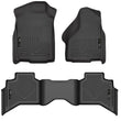Load image into Gallery viewer, Husky Liners 09-12 Dodge Ram 1500 Quad Cab WeatherBeater Black Front &amp; Second Seat Floor Liner - Main Product View