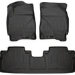 Load image into Gallery viewer, Husky Liners 09-12 Ford Escape/Mazda Tribute (Base/Hybrid) WeatherBeater Combo Black Floor Liners - Main Product View
