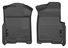 Load image into Gallery viewer, Husky Liners 09-12 Ford F-150 Regular/Super/Super Crew Cab WeatherBeater Black Floor Liners - Main Product View