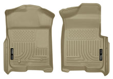 Load image into Gallery viewer, Husky Liners 09-12 Ford F-150 Regular/Super/Super Crew Cab WeatherBeater Tan Floor Liners - Main Product View