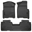 Load image into Gallery viewer, Husky Liners 09-12 Ford F-150 Super Cab WeatherBeater Combo Black Floor Liners - Main Product View
