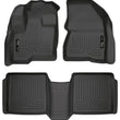 Load image into Gallery viewer, Husky Liners 09-12 Ford Flex/10-12 Lincoln MKT WeatherBeater Combo Black Floor Liners - Main Product View