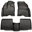 Load image into Gallery viewer, Husky Liners 09-13 Lincoln MKS WeatherBeater Combo Black Floor Liners - Main Product View