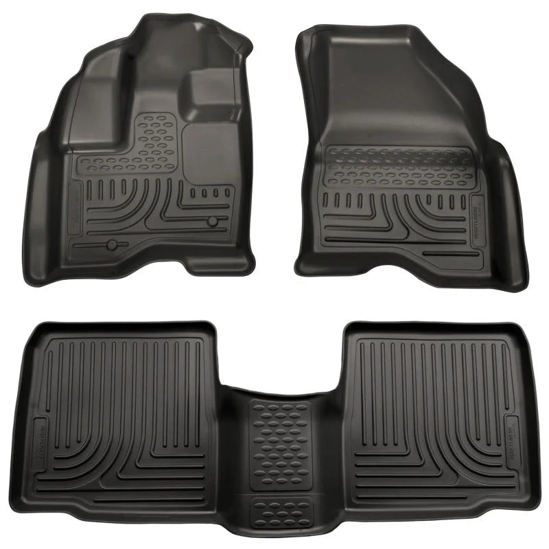 Husky Liners 09-13 Lincoln MKS WeatherBeater Combo Black Floor Liners - Main Product View