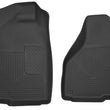 Load image into Gallery viewer, Husky Liners 09-14 Dodge Ram/Ram Quad Cab X-Act Contour Black Front Floor Liners - Main Product View