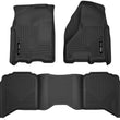 Load image into Gallery viewer, Husky Liners 09-18 Dodge Ram 1500 Crew Cab X-Act Contour Front &amp; Second Seat Floor Liners - Black - Main Product View