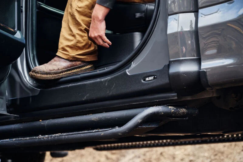 Husky Liners 09-18 Ram 1500 / 19-23 Ram 1500 Classic Ext. Cab Trail Armor Rocker Panel - 4pc - Installation View
