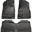 Load image into Gallery viewer, Husky Liners 10-12 Cadillac SRX WeatherBeater Combo Black Floor Liners (One Piece for 2nd Seat) - Main Product View