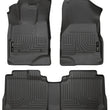 Load image into Gallery viewer, Husky Liners 10-12 Chevy Equinox/GMC Terrain WeatherBeater Combo Black Floor Liners - Main Product View