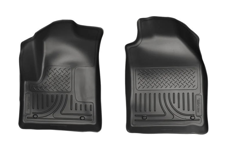 Husky Liners 10-12 Ford Transit Connect (Van/Wagon) WeatherBeater Black Floor Liners - Main Product View