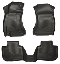 Load image into Gallery viewer, Husky Liners 10-12 Subaru Legacy/Outback WeatherBeater Combo Black Floor Liners - Main Product View