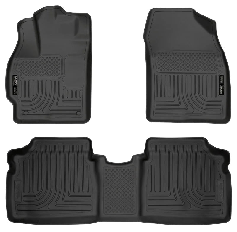 Husky Liners 10-12 Toyota Prius WeatherBeater Combo Black Floor Liners - Main Product View