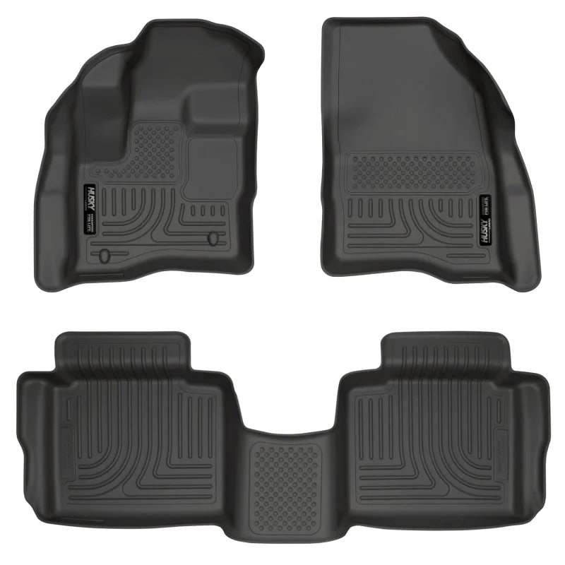 Husky Liners 10-13 Ford Taurus WeatherBeater Combo Black Floor Liners - Main Product View