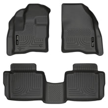 Load image into Gallery viewer, Husky Liners 10-13 Ford Taurus WeatherBeater Combo Black Floor Liners - Main Product View