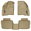 Load image into Gallery viewer, Husky Liners 10-13 Ford Taurus WeatherBeater Combo Tan Floor Liners - Main Product View