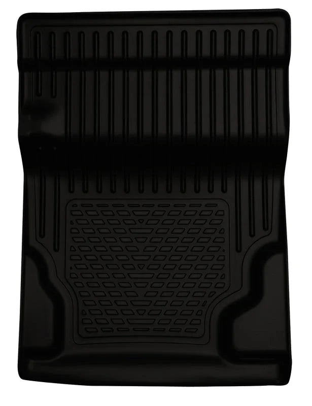 Husky Liners 10-13 GM Escalade/Tahoe/Yukon WeatherBeater Black Walkway Floor Liner (2nd Row Bucket) - Main Product View