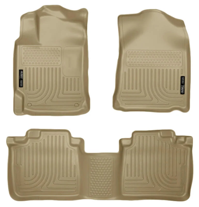 Husky Liners 10-13 Lexus RX350/RX450h WeatherBeater Tan Front & 2nd Seat Floor Liners - Main Product View