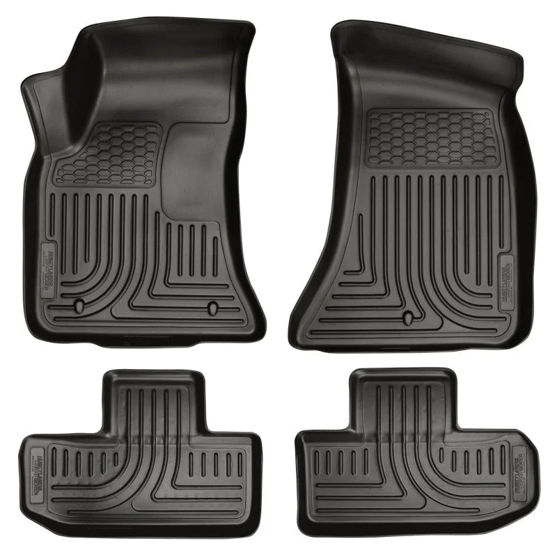 Husky Liners 11-12 Dodge Challenger WeatherBeater Combo Black Floor Liners - Main Product View