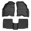 Load image into Gallery viewer, Husky Liners 11-12 Ford Explorer WeatherBeater Combo Black Floor Liners - Main Product View