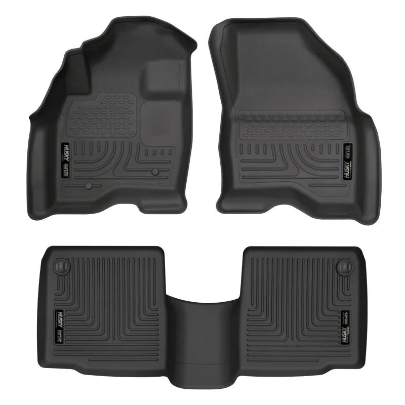 Husky Liners 11-12 Ford Explorer WeatherBeater Combo Black Floor Liners - Main Product View