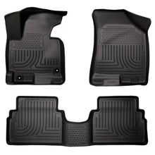 Load image into Gallery viewer, Husky Liners 11-12 Hyundai Tucson WeatherBeater Combo Black Floor Liners - Main Product View