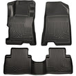 Load image into Gallery viewer, Husky Liners 11-12 Kia Sorento (Auto Trans. Only) WeatherBeater Combo Black Floor Liners - Main Product View