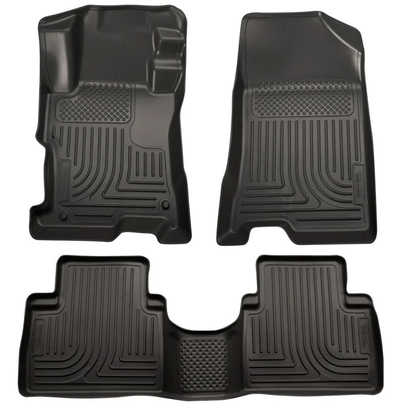 Husky Liners 11-12 Kia Sorento (Auto Trans. Only) WeatherBeater Combo Black Floor Liners - Main Product View