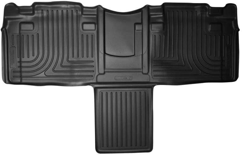Husky Liners 11-12 Toyota Sienna WeatherBeater 2nd Row Black Floor Liners - Main Product View