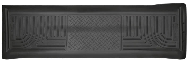Husky Liners 11-15 Ford F250/F350/F450 Super Duty Crew Cab WeatherBeater Black 2nd Seat Floor Liners - Main Product View