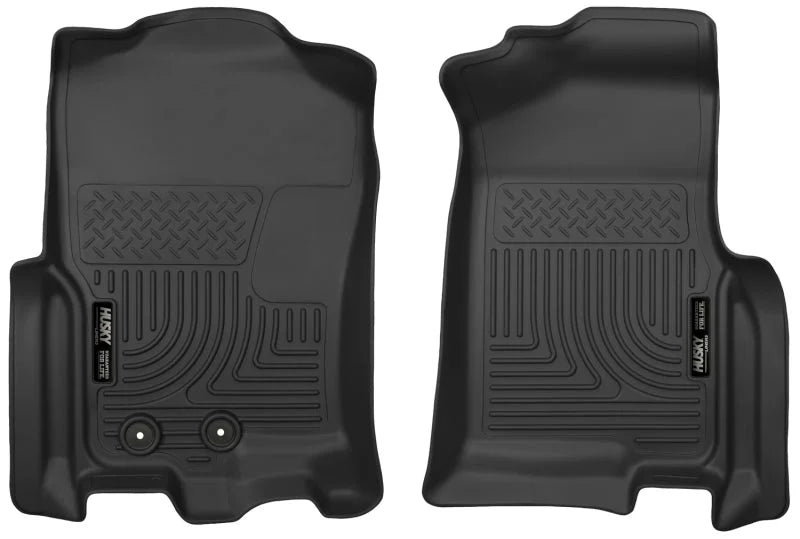 Husky Liners 11-17 Ford Expedition X-Act Contour Front Black Floor Liners - Main Product View