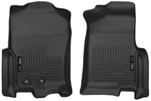 Load image into Gallery viewer, Husky Liners 11-17 Ford Expedition X-Act Contour Front Black Floor Liners - Main Product View