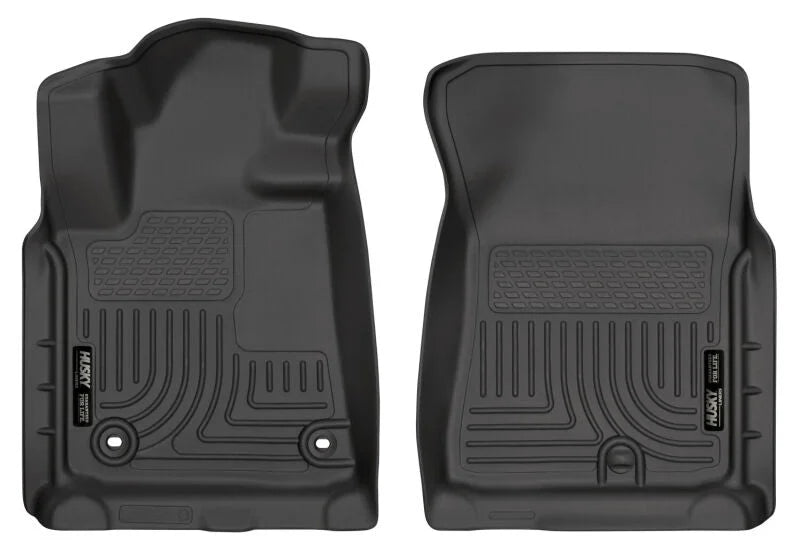 Husky Liners 12-13 Toyota Tundra Weatherbeater Black Front Floor Liners - Main Product View