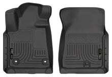 Load image into Gallery viewer, Husky Liners 12-13 Toyota Tundra Weatherbeater Black Front Floor Liners - Main Product View