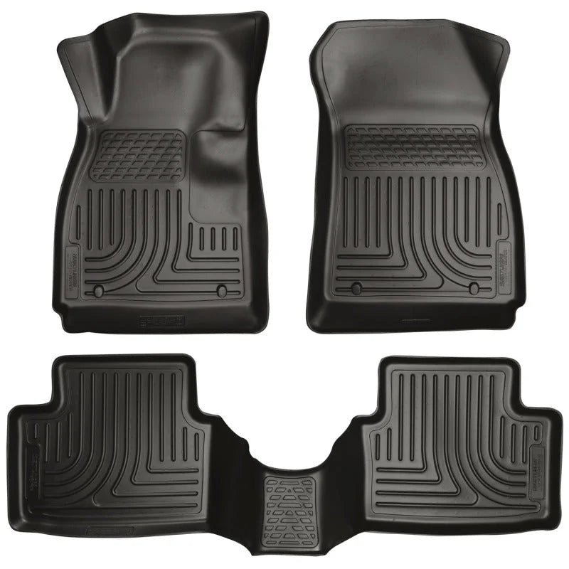 Husky Liners 12-14 Chevrolet Sonic Weatherbeater Black Front & 2nd Seat Floor Liners - Main Product View