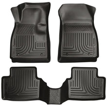 Load image into Gallery viewer, Husky Liners 12-14 Chevrolet Sonic Weatherbeater Black Front &amp; 2nd Seat Floor Liners - Main Product View