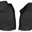 Load image into Gallery viewer, Husky Liners 12-16 Ford F-250/F-350 Standard Cab w/o Trans Case Shifter XAC Black Front Floor Liners - Main Product View