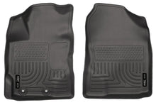 Load image into Gallery viewer, Husky Liners 12-18 Toyota Yaris WeatherBeater Black Front Floor Liners - Main Product View