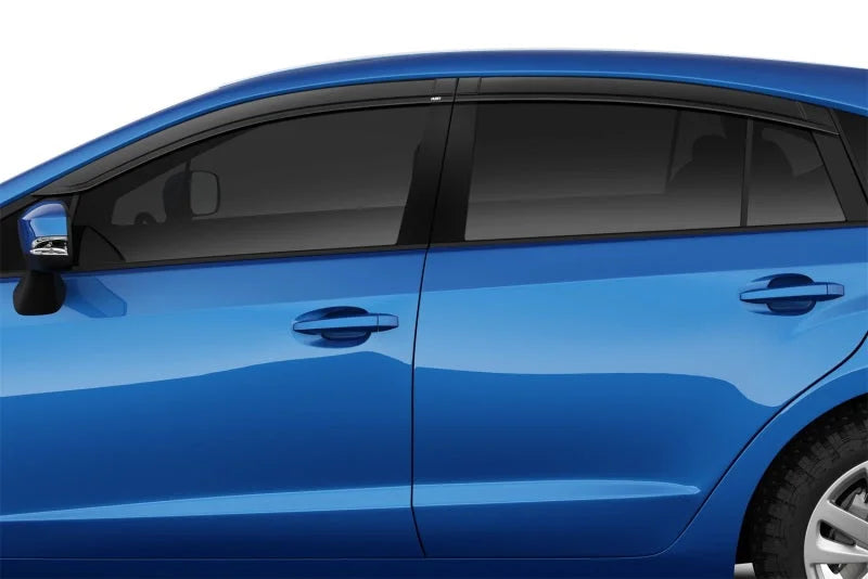 Husky Liners 12-23 Subaru Impreza Hatchback Ventvisor Low Profile (4pc) - Smoke - Back View